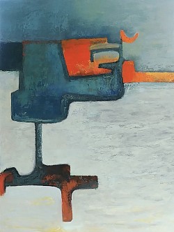« Construction ludique » huile sur toile  galerie 30x40 pouces 1750$