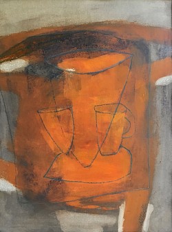 « objets du quotidiens »  gouache sur papier Cason 18x24 pouces 650$