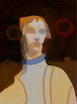 Fille au manteau jaune