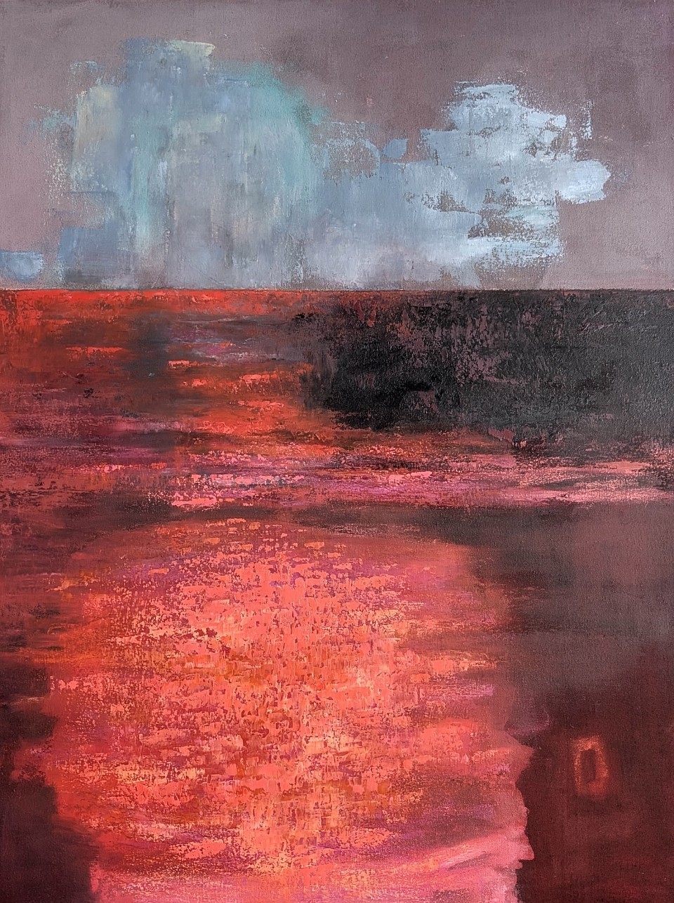 « Paysage »  huile sur toile 30x40 pouces